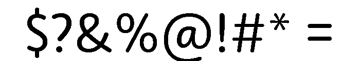Moniker Regular Font OTHER CHARS