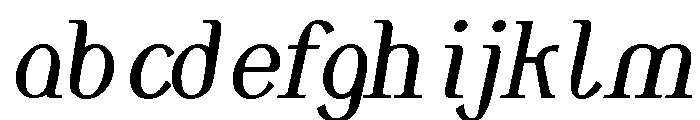 Monolith Roman Regular Italic FONT