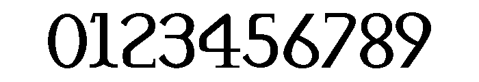 Monolith Roman Regular Font OTHER CHARS