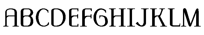 Monolith Roman Regular Font UPPERCASE