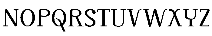 Monolith Roman Regular Font UPPERCASE