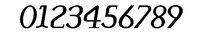 Monolith Roman Swash Italic Font OTHER CHARS