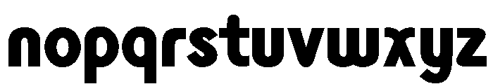 Monolith Sans Black Font LOWERCASE