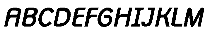 Monolith Sans Bold Italic Font UPPERCASE