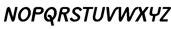 Monolith Sans Bold Italic Font UPPERCASE