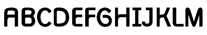 Monolith Sans Bold Font UPPERCASE