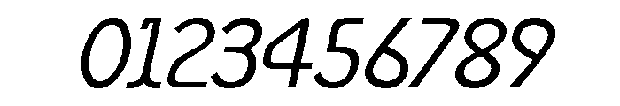 Monolith Sans Light Italic Font OTHER CHARS