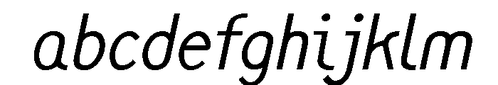 Monolith Sans Light Italic FONT
