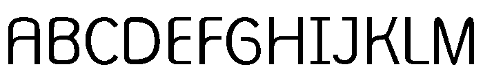 Monolith Sans Light Font UPPERCASE