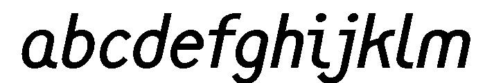 Monolith Sans Regular Italic FONT