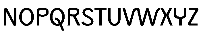 Monolith Sans Regular Font UPPERCASE