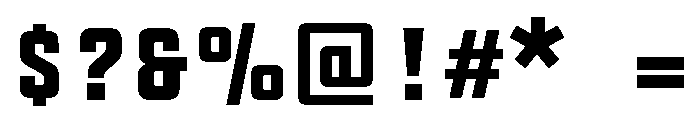 Montana Regular Font OTHER CHARS