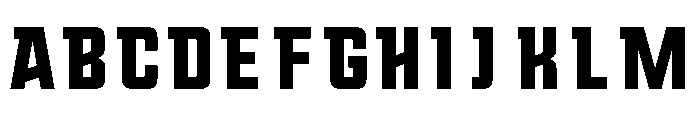 Montana Regular Font UPPERCASE