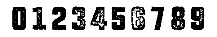 Montana Rough Pressed Font OTHER CHARS