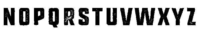 Montana Rough Pressed Font LOWERCASE