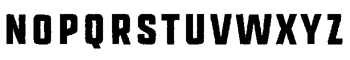 Montana Rough Font LOWERCASE