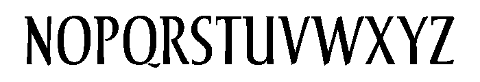 Monumental Titling Regular Font UPPERCASE