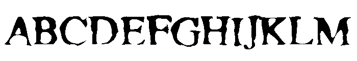 Moonshine Regular Font UPPERCASE