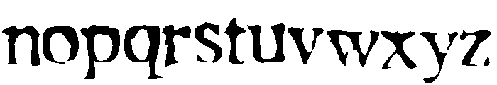 Moonshine Regular Font LOWERCASE