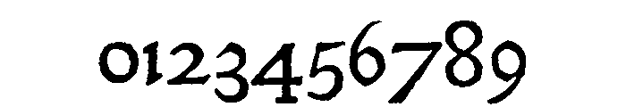 Morris Golden Font OTHER CHARS