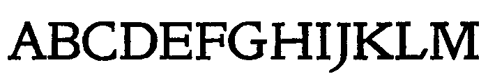 Morris Golden Font UPPERCASE
