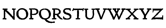 Morris Golden Font UPPERCASE