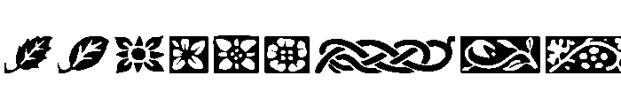 Morris Ornaments Font OTHER CHARS