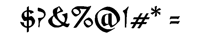 Morris Troy Font OTHER CHARS