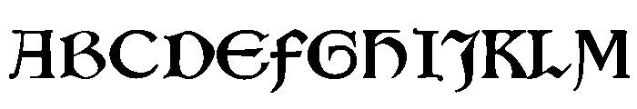 Morris Troy Font UPPERCASE