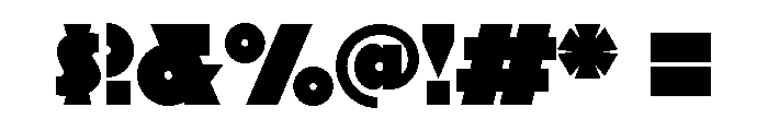 Mostra Nuova Black Font OTHER CHARS