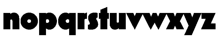 Mostra Nuova Extra Heavy Font LOWERCASE