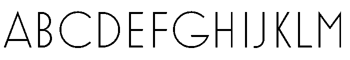 Mostra Nuova Light Font UPPERCASE