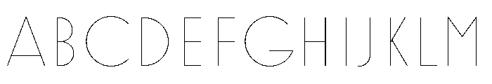 Mostra Nuova Thin Font UPPERCASE