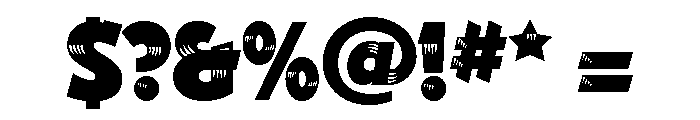 Motorcross Regular Font OTHER CHARS