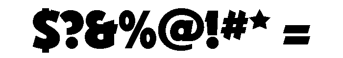 Motorcross Track Font OTHER CHARS