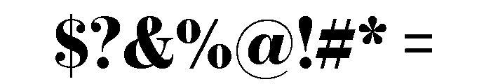 Mr Gabe Extra Bold Font OTHER CHARS