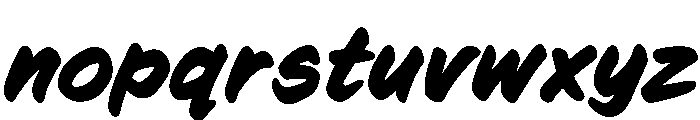 Mrs Sheppards Bold Italic Font LOWERCASE