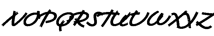 Mrs Sheppards Heavy Font UPPERCASE