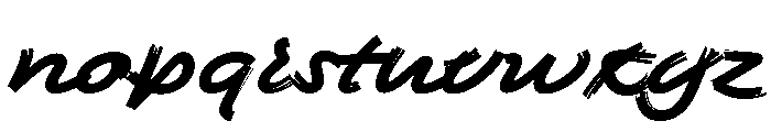 Mrs Sheppards Heavy Font LOWERCASE