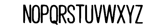 Mr Jenkins Font UPPERCASE