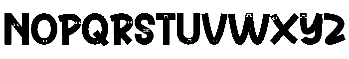 Mr Santa Christmas Font UPPERCASE