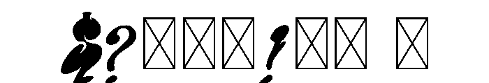 MrFreezy Font OTHER CHARS