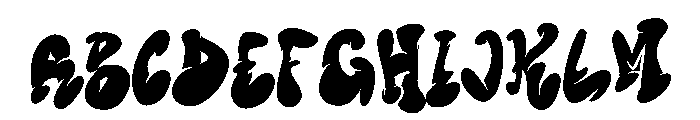 MrFreezy Font UPPERCASE