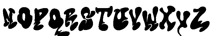 MrFreezy Font UPPERCASE