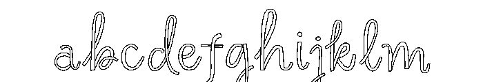 Mrs Lovela Outline FONT