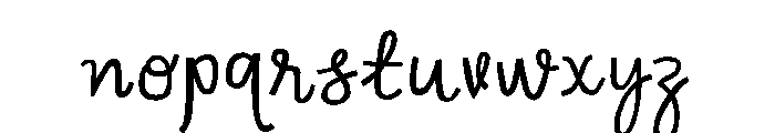 Mrs Lovela Regular Font LOWERCASE