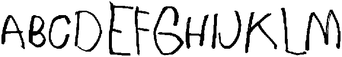 MR Garabato Regular otf (400) Font UPPERCASE