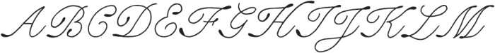 Mr Christo Regular otf (400) Font UPPERCASE