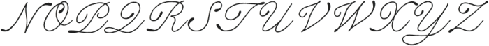 Mr Christo Regular otf (400) Font UPPERCASE