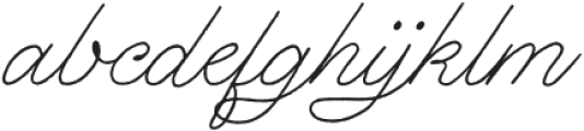 Mr Christo Regular otf (400) Font LOWERCASE